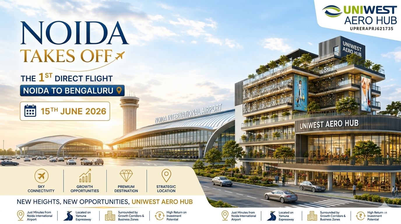 Uniwest Aero Hub: A Commercial Destination Ready for the Future of Noida International Airport